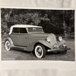 1934 Auburn‎ Convertible Car Photo – Original 1985 Dottie Gheen Print